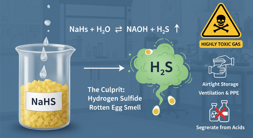 Unraveling the NaHS Mystery: Why Does Sodium Hydrosulfide Smell Like "Rotten Eggs"?